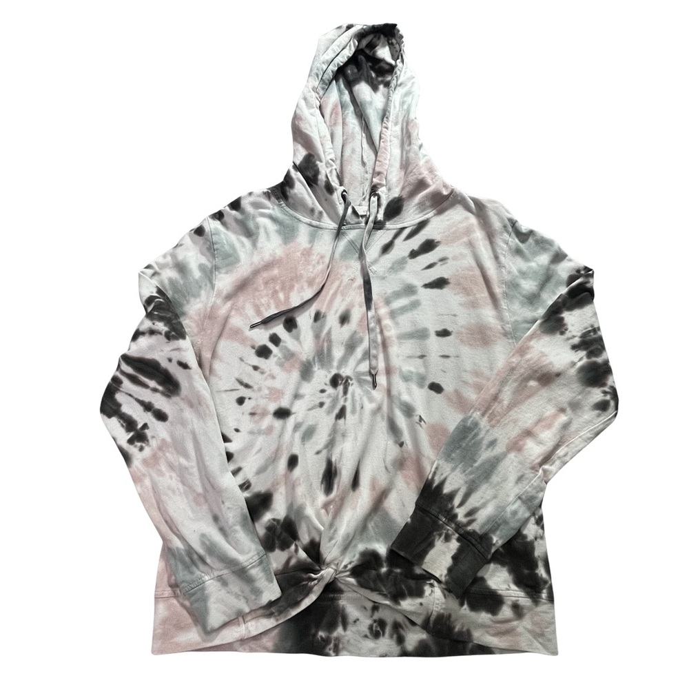 C&C California Women's Medium Tie-Dye Hoodie in Black, Gray, Blush